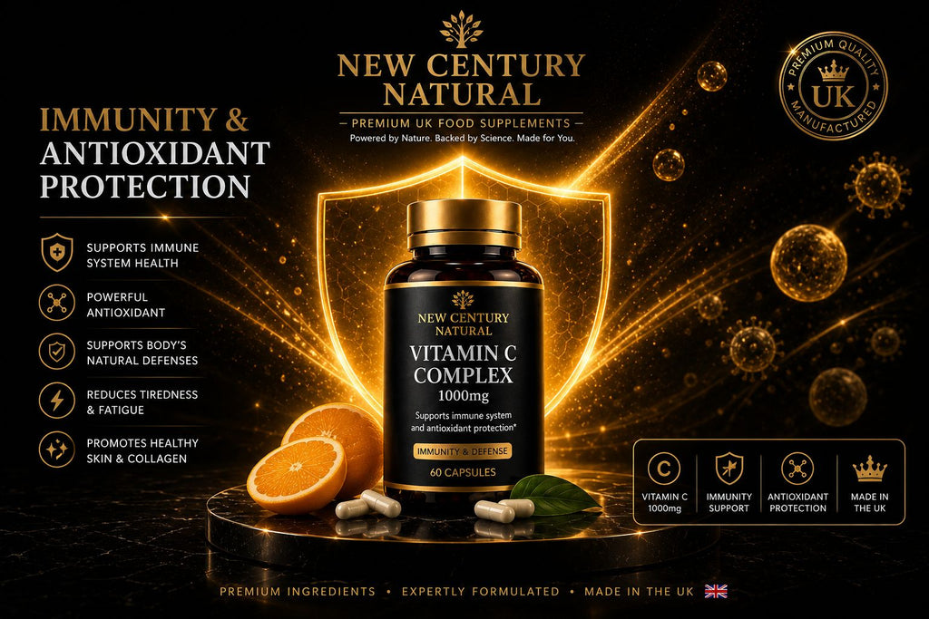 New Century Natural Vitamin C Complex 1000mg – 60 Capsules