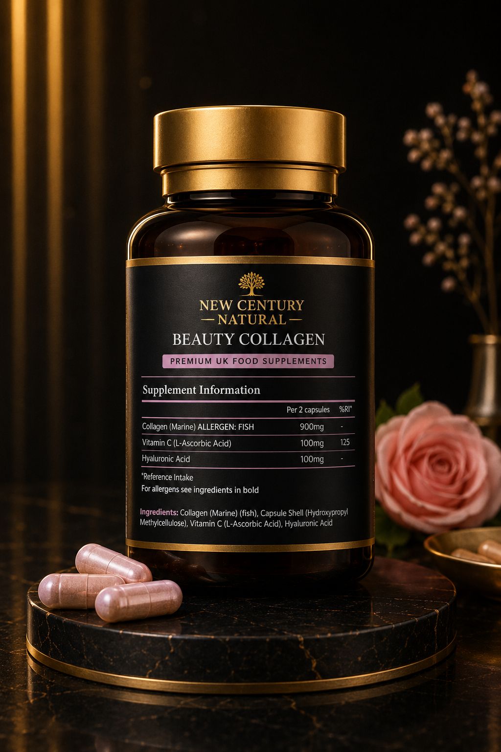 New Century Natural Beauty Collagen – 60 Capsules
