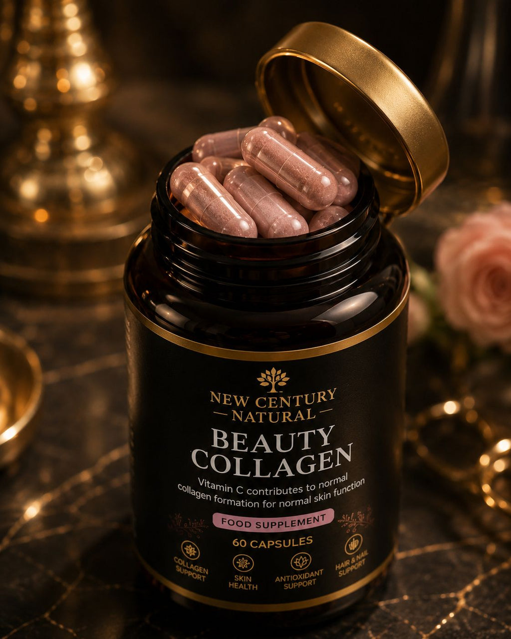 New Century Natural Beauty Collagen – 60 Capsules