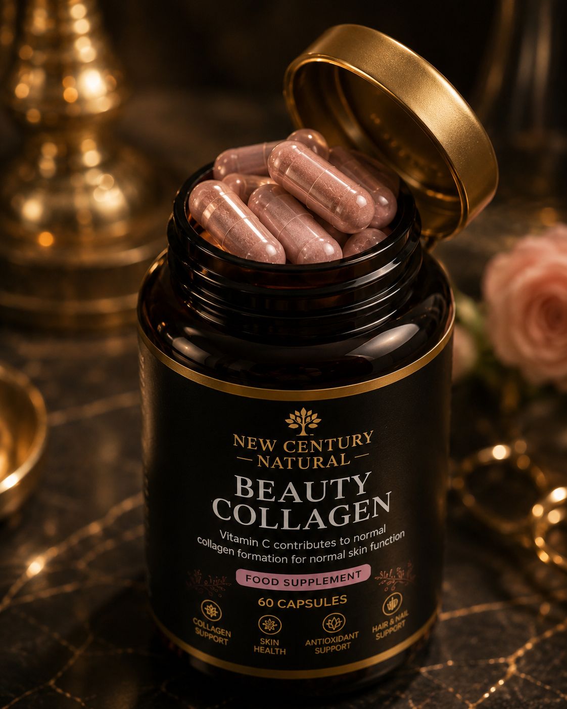 New Century Natural Beauty Collagen – 60 Capsules
