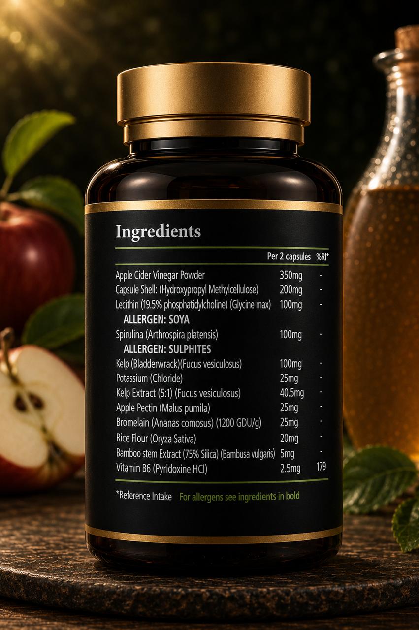 New Century Natural Apple Cider Vinegar – 120 Capsules