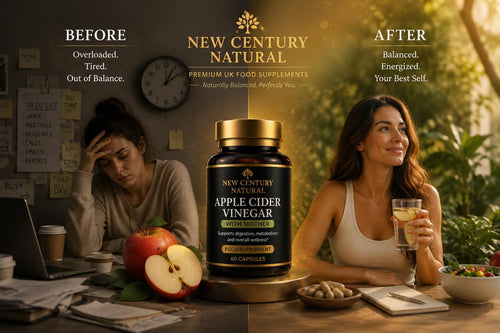 New Century Natural Apple Cider Vinegar – 120 Capsules