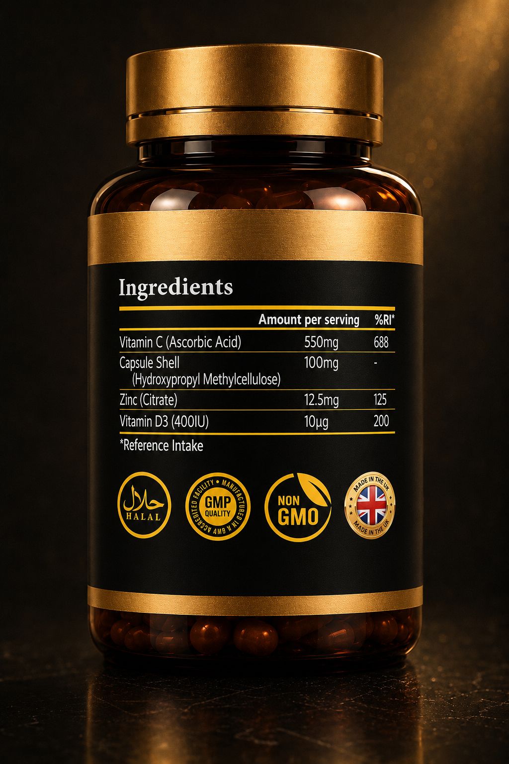 New Century Natural Vitamin D3, Zinc & C – Immune & Wellness Support | 90 Capsules