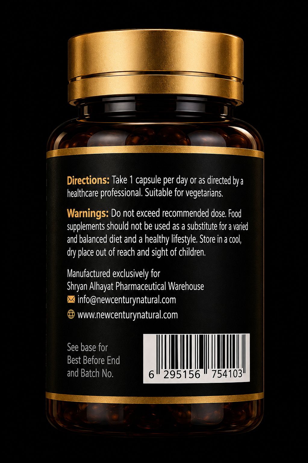 New Century Natural Vitamin D3 Plus with K2 – Premium Bone & Wellness Support | 60 Capsules