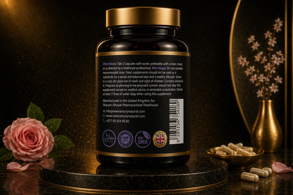 New Century Natural Hair, Skin & Nails – 60 Capsules