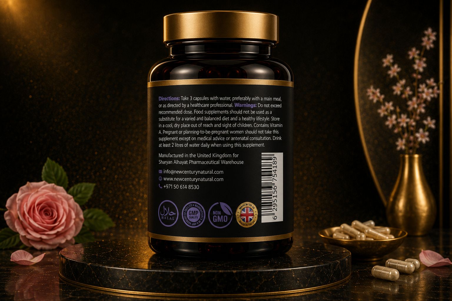 New Century Natural Hair, Skin & Nails – 60 Capsules