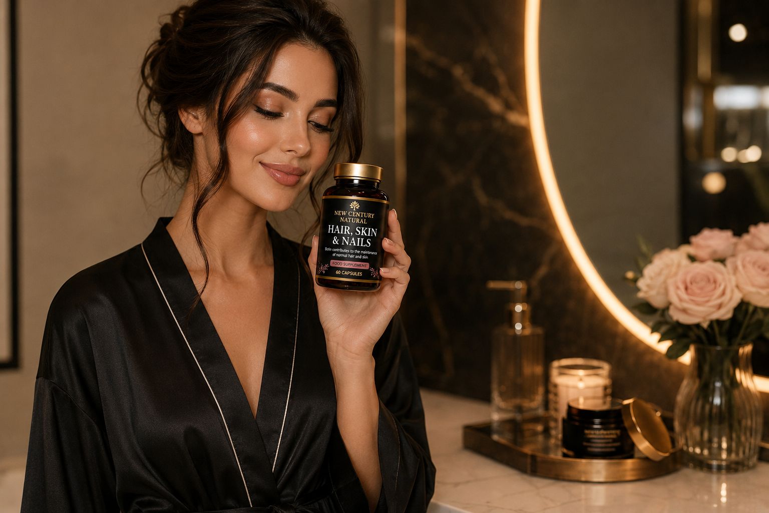 New Century Natural Hair, Skin & Nails – 60 Capsules