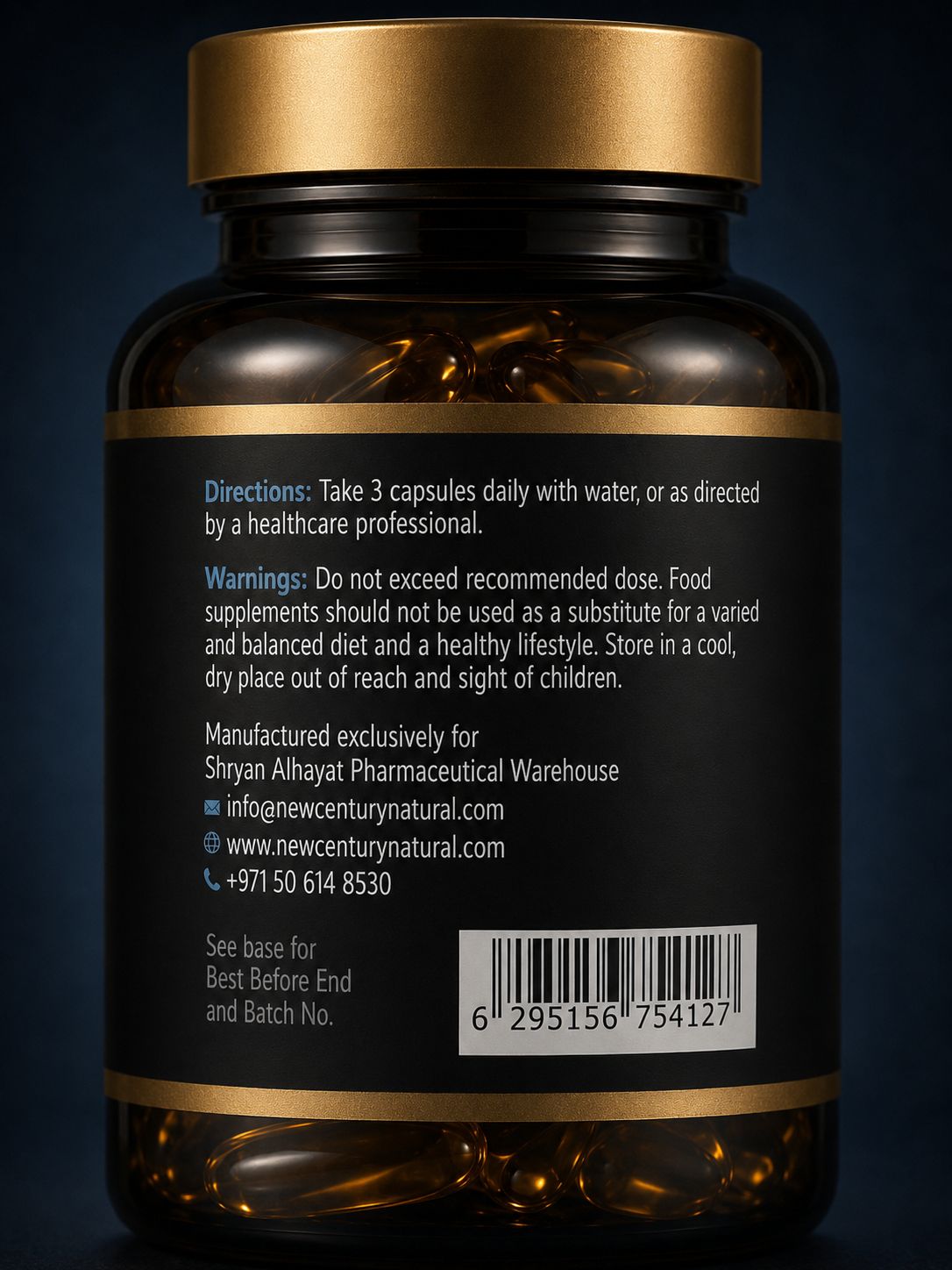 New Century Natural Omega 3 3000mg – 90 Softgels