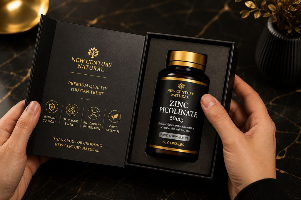 New Century Natural Zinc Picolinate 50mg – 60 Capsules